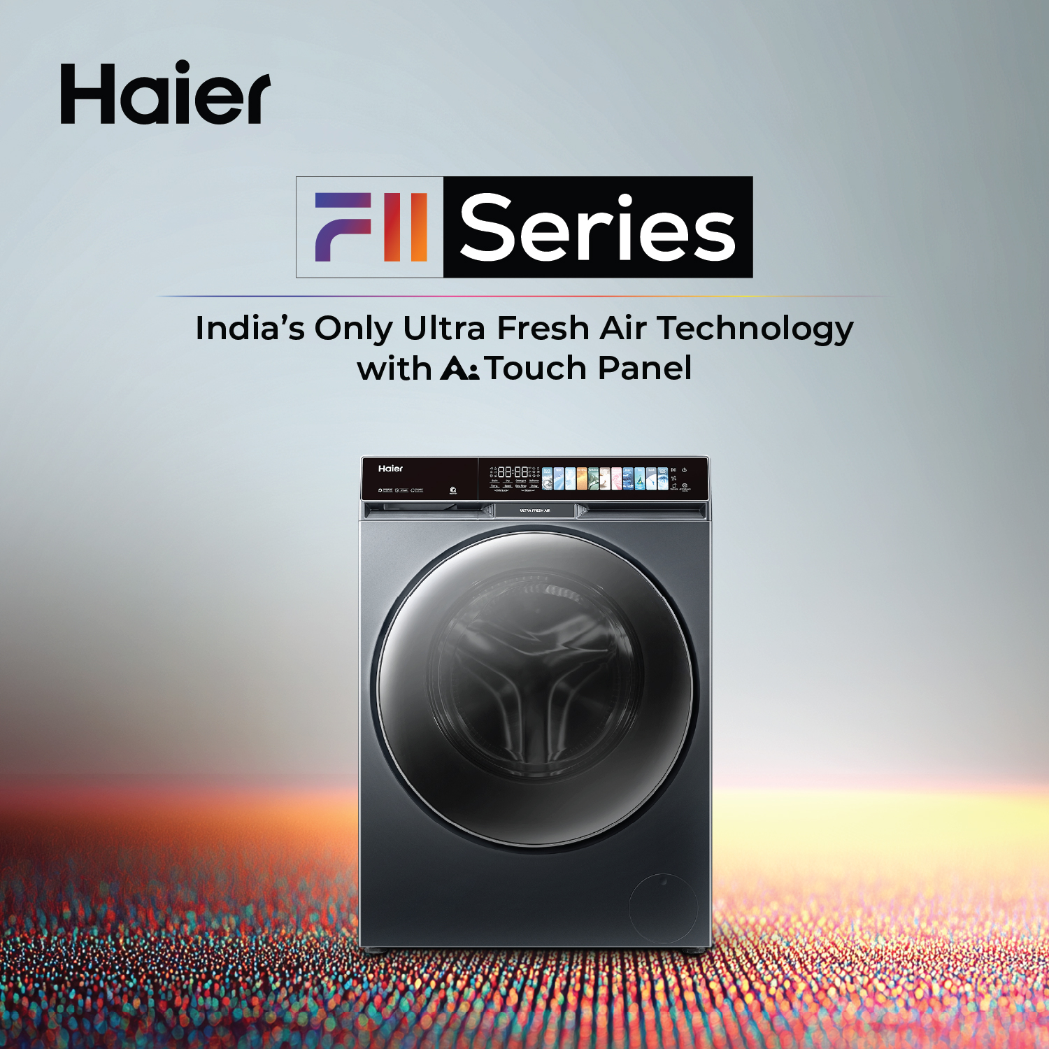 Haier Launches F11, India&rsquo;s Only Ultra Fresh Air Technology Washing Machine with Full AI Color Touch Panel